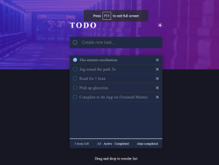 todo application